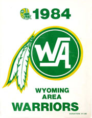 1984 WA Football Program