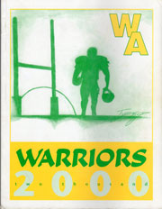 2000 WA Football Program Cover